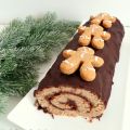 Bûche de Noël au pain d'épices et[...]