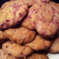 Cookies framboises et cacahuètes