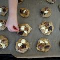 Cookies aux 3 chocolats et aux graines de courge