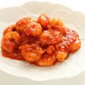 Gambas à la sauce tomates
