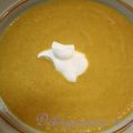 Potage au chou-fleur grillé