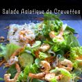 Salade asiatique de crevettes