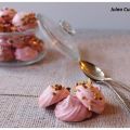 Meringues à l'eau de rose et à la pistache ♥-[[...]