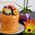 Gâteau pot de fleurs pour la fête des mères!