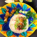 Fajitas de Poulet en Brochette