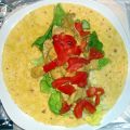 Wraps de poulet au curry
