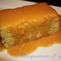 Gâteau doré sauce cassonade