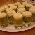 Verrines : caviar de courgettes et crème de[...]