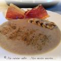 Velouté de champignons & jambon cru