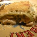 Lasagne aux petits pois et au poisson