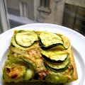 Quiche sans pâte courgettes/curry