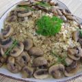 Quinoa en risotto aux champignons