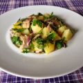 Insalata di patate alle aringhe affumicate