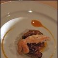 Fine tranche de mangue et langoustine royale au[...]