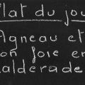 L'agneau et son foie en calderade.