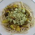 Spaguettis de riz complet au chou kale, aux[...]