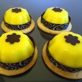 Entremets sirop d'agrume et mousse Zéphyr