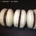 Macarons chocolat praliné