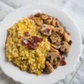 Blé au chorizo et champignons façon risotto