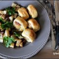 Céleri sauté aux pécans et boudin blanc en[...]