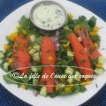 SALADE D’ÉPINARDS ET DE SAUMON FUMÉ, SAUCE[...]