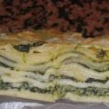 Les lasagne aux épinards avec la pâte faite[...]