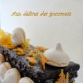 BÛCHE  AU CHOCOLAT