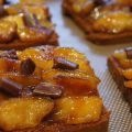 Tartine de pain d'épices aux pommes sautées