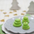 Macarons sapins, Recette Ptitchef