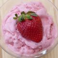 Glace au yaourt à la fraise