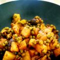 Mattar aloo mushroom