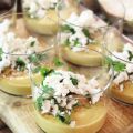 Crème de Maïs rôti, Pop Corn, Feta et Chipotle