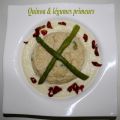 Quinoa aux asperges façon risotto et sa crème[...]