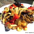 Pâtes  aux aubergines rôties