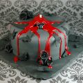 Chauves-souris (gâteau Halloween)