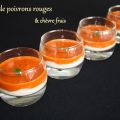 Verrines de mousse de poivrons et de fromage[...]
