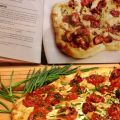 Pizza au poulet et aux tomates confites