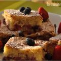 Biscuit aux 4 fruits rouges, Recette Ptitchef