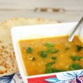 Soupe aux lentilles rouges à l'indienne