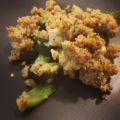 Crumble de courgettes.