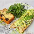 Tartine avocat mayonnaise