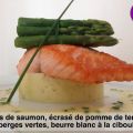 Dos de saumon poêlé, écrasé de pomme de terre[...]