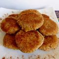 GALETTES DE LENTILLES CORAIL ET PATATE DOUCE