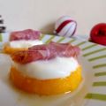 BOUCHÉES MANGUE MOZZARELLA ET JAMBON CRU