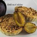 Tartelettes pavot et quetsches sous un crumble[...]