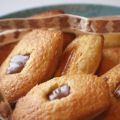 Madeleines vanillées aux raisins/kinder