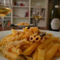 Penne aux artichauts, citron confit et olives
