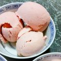 Glace Pêche & Framboise Sans Sorbetière