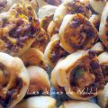 Tourbillons ou escargots à la viande hachée