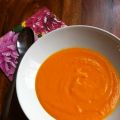 Potage aux carottes, gingembre et lait de coco